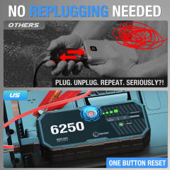 JF Starter F40-6250 | CCA 960, 16000mAh  Portable Car Jump Starter & Power Bank | For 10.0L gasoline / 6.5L diesel Engines  |  OEM Customizable,GZ Jolly Flying Ltd