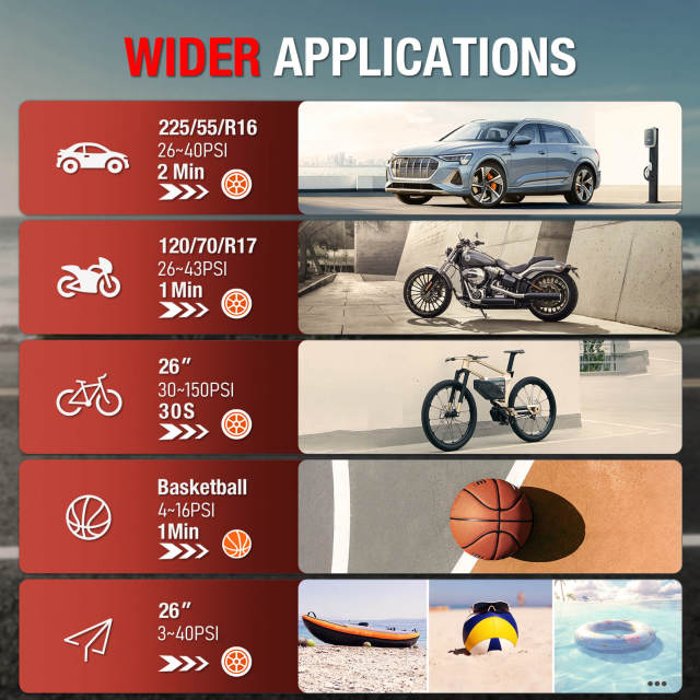 JF Starter Air5-200 Red | 6000mAh Portable Car air pump | OEM Customizable,GZ Jolly Flying Ltd