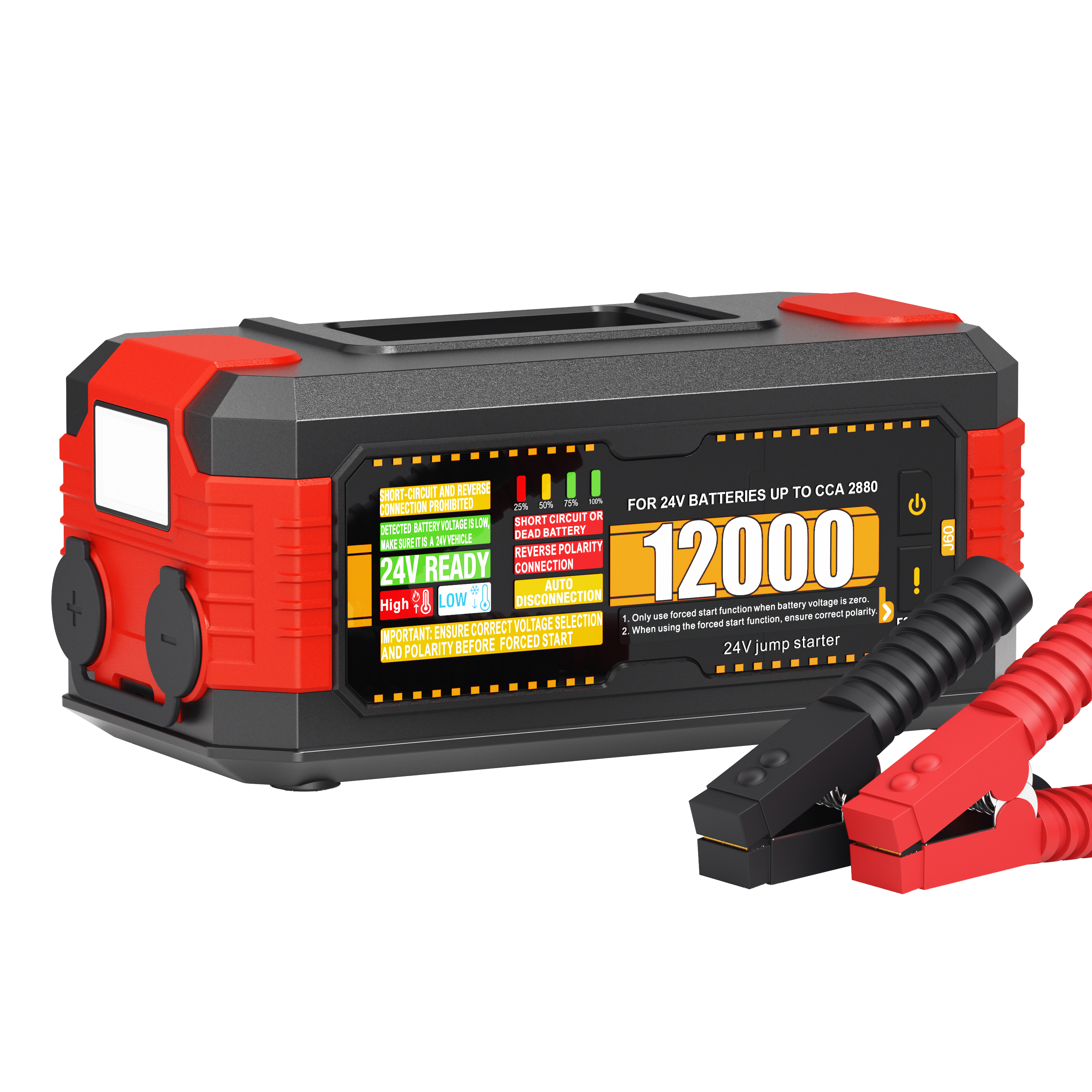 JF Starter J60 | CCA 2880 , 84000mAh Professional Vehicle Jump Starter & Power Bank | For 16L Gas / 16L Diesel Engines  |  OEM Customizable,GZ Jolly Flying Ltd