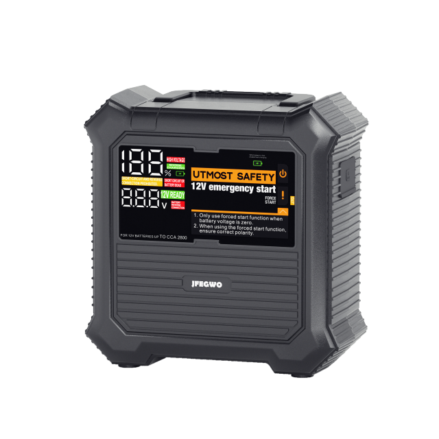 JF Starter J70 | CCA 2000, 18.24Wh Professional Vehicle Jump Starter & Super Capacitor | For 16L Gas / 6.7L Diesel Engines  |  OEM Customizable,GZ Jolly Flying Ltd