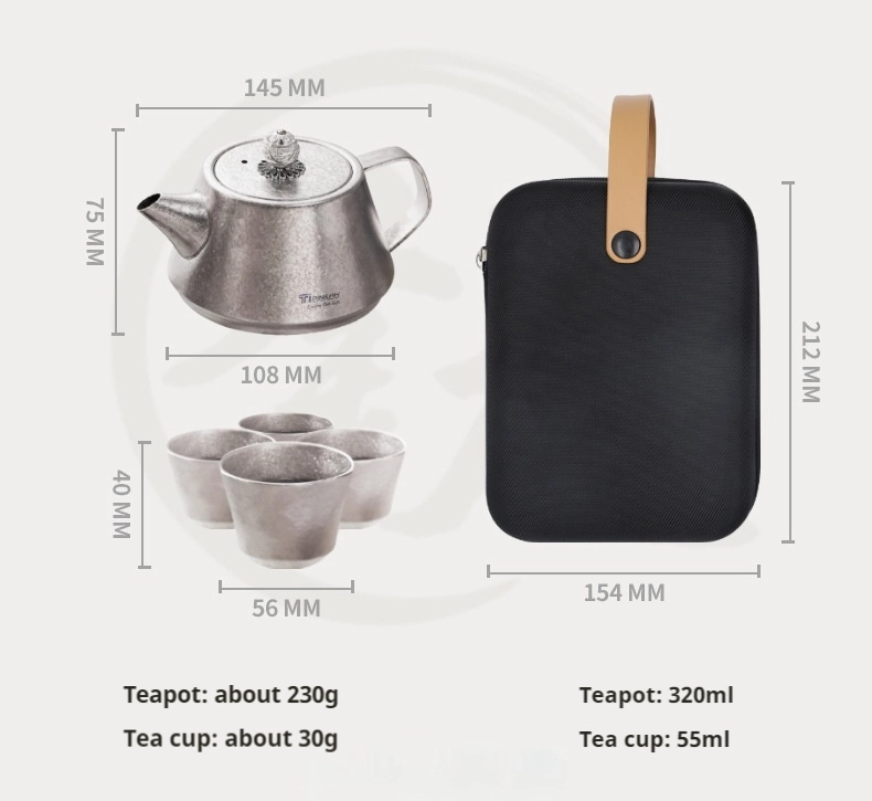 Titanium Tea Set - Pinjia