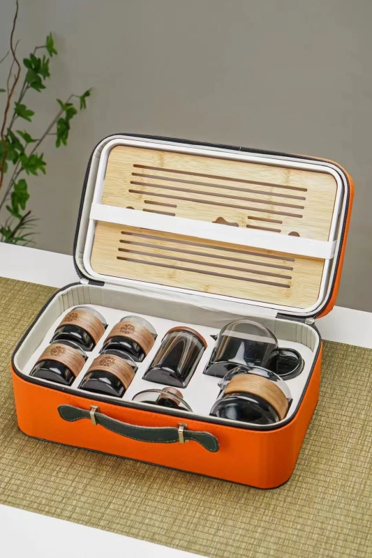 Glass Tea Set - 2024 New Light Luxury Premium Glass Covered Tea Set