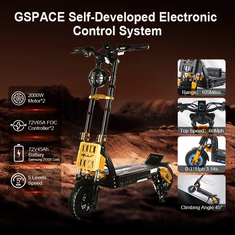 GSPACE Mars 11 GTR Ultimate Off-Road Electric Scooter