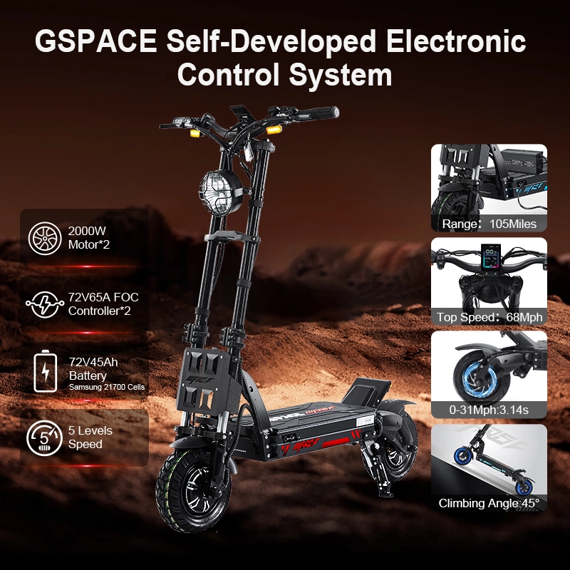 GSPACE Mars 11 GTR Ultimate Off-Road Electric Scooter