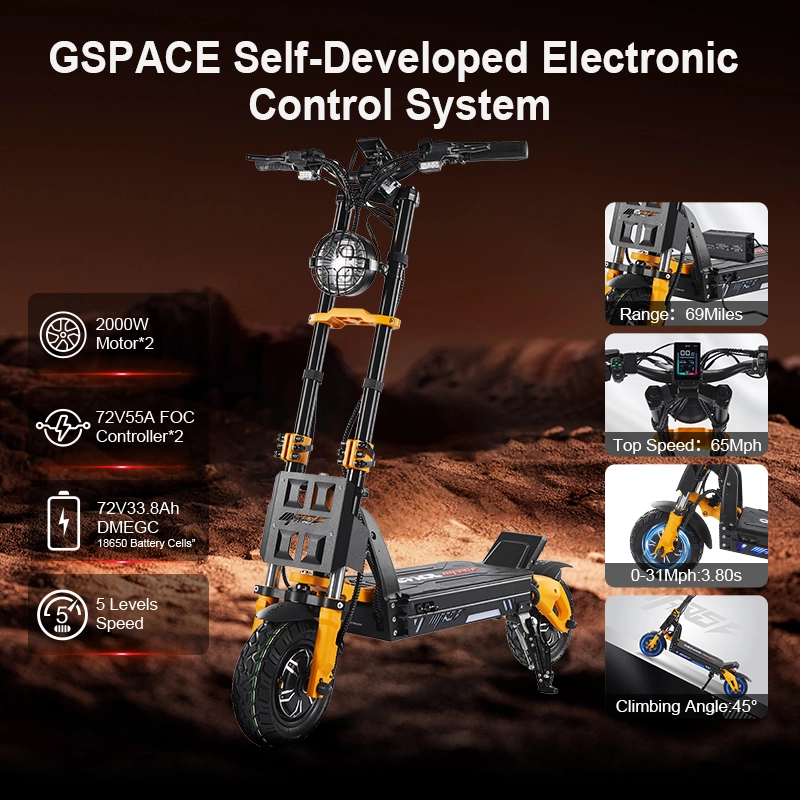 GSPACE Mars 11 GT Ultimate Off-Road Electric Scooter