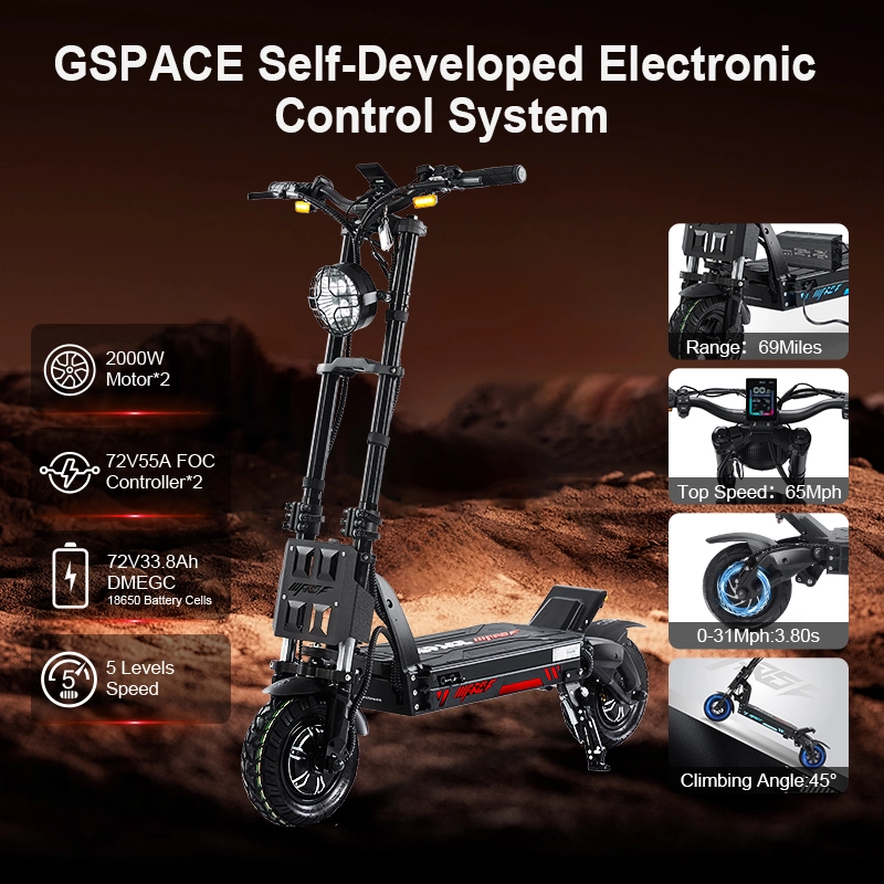 GSPACE Mars 11 GT Ultimate Off-Road Electric Scooter