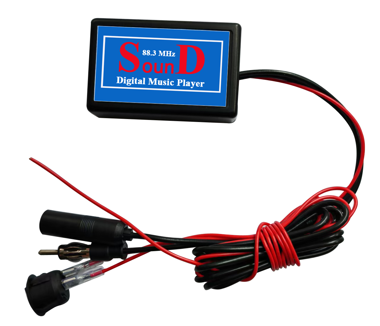 FM Modulator Wired with Bluetooth for JDM Car Stereo Audio Input