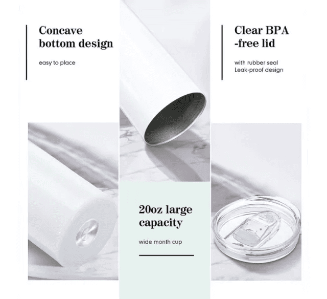 20OZ Matte Sublimation Tumblers