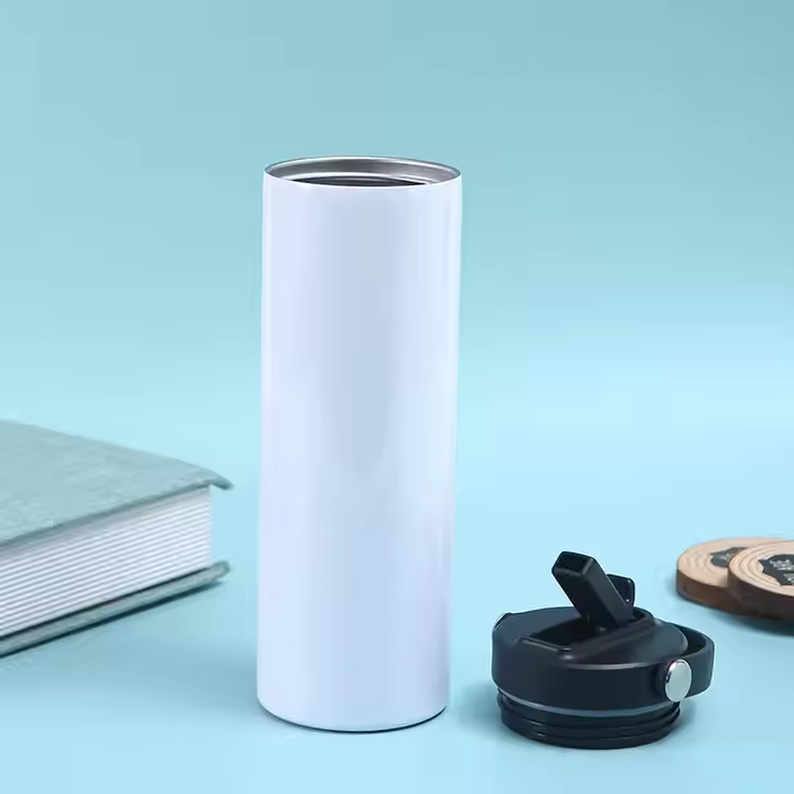 20oz Stainless Steel Sublimation Tumbler with Slide Lid and Handle Lid