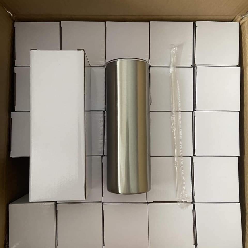 20oz Sliver Stainless Steel Sublimation Tumbler