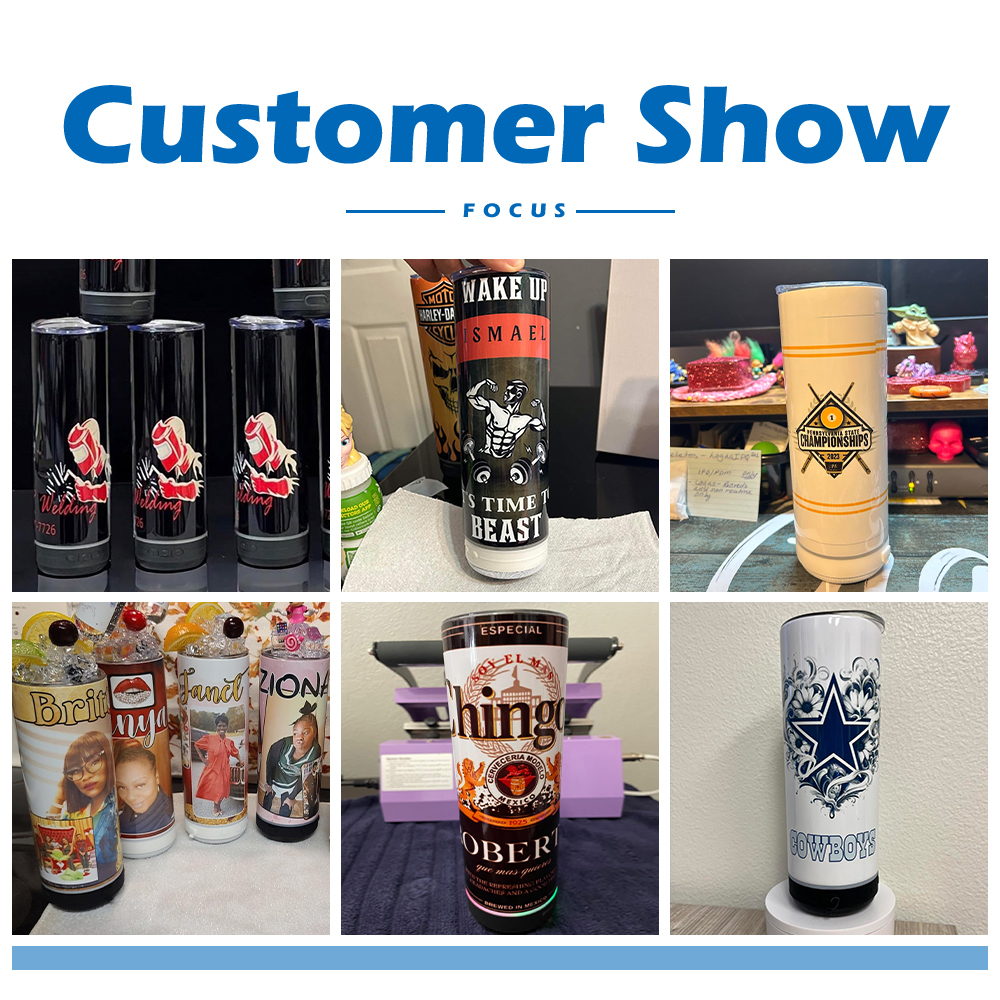 20oz Sublimation Tumblers With Bluetooth Speaker Base