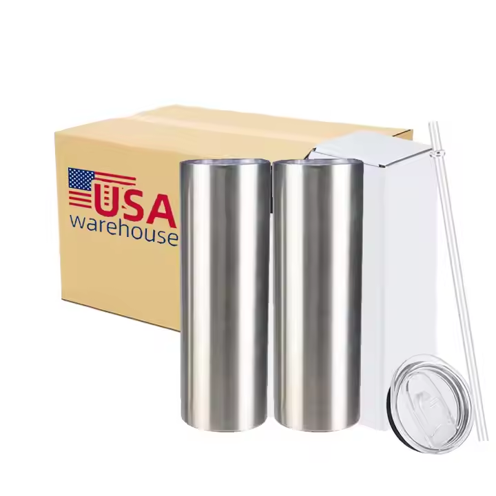 20oz Sliver Stainless Steel Sublimation Tumbler