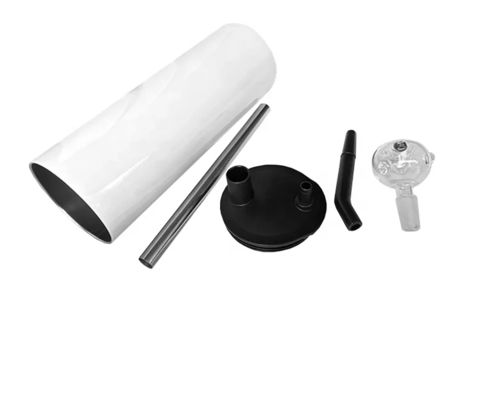 20oz Hookah Straight Sublimation Tumbler Cup With Glass Bowl