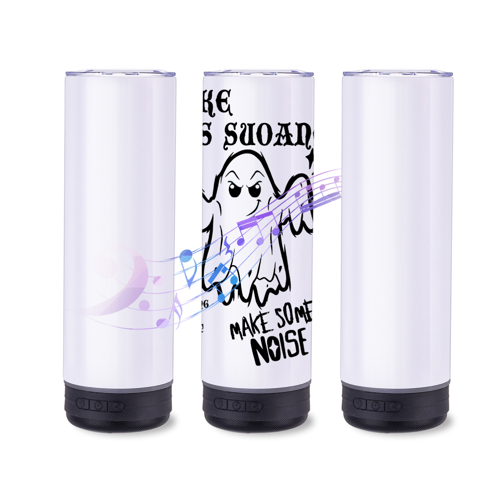 20oz Sublimation Tumblers With Bluetooth Speaker Base