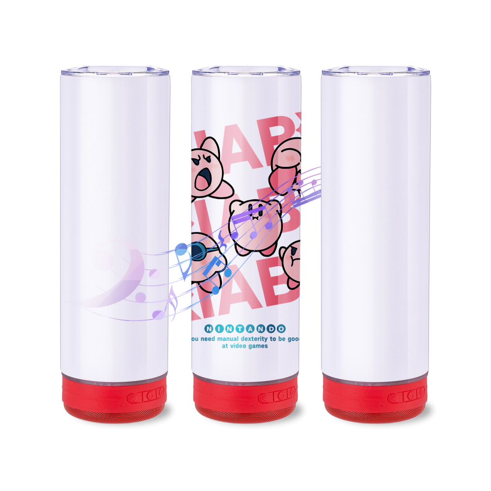 20oz Sublimation Tumblers With Bluetooth Speaker Base
