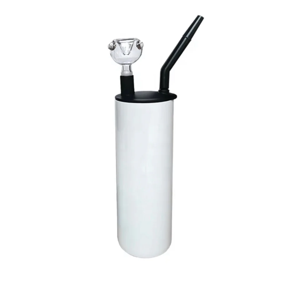 20oz Hookah Straight Sublimation Tumbler Cup With Glass Bowl