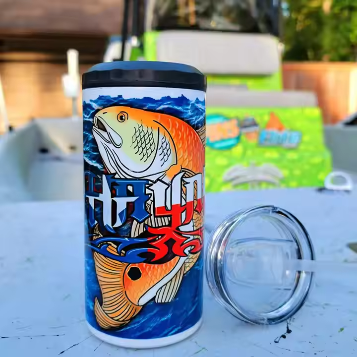 16oz 4 in 1 Stainless Steel Can Cooler