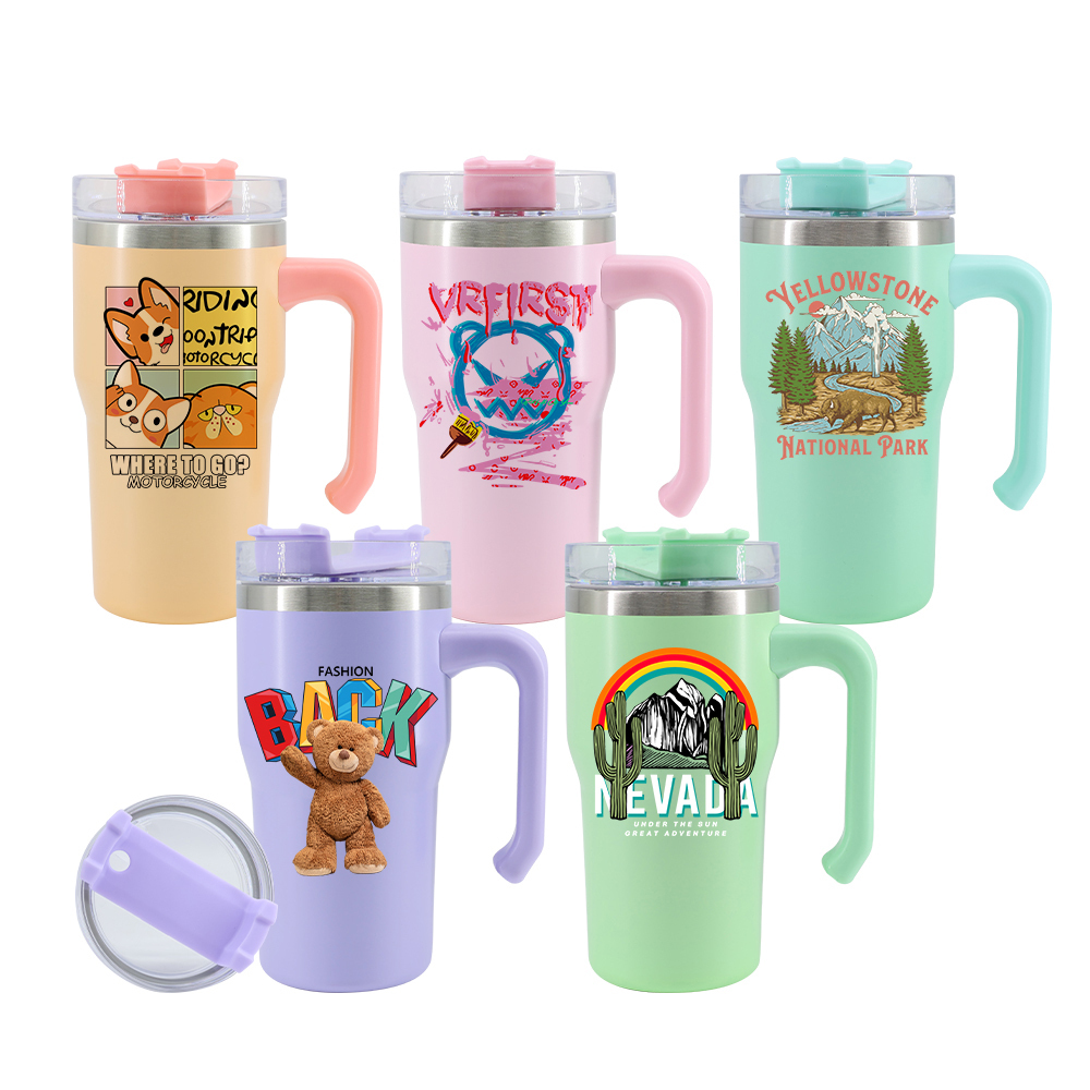 20oz Colored Sublimation Mug with Handle
