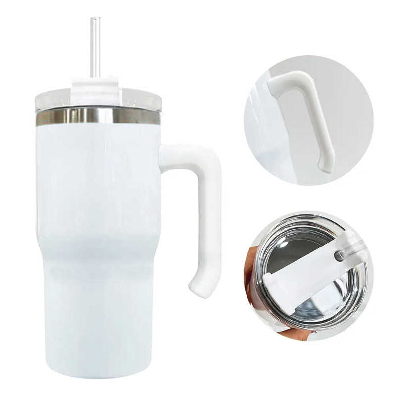 20oz White Sublimation Mug with Handle