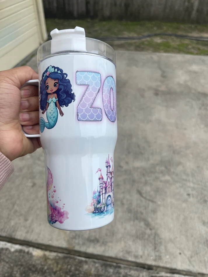 20oz White Sublimation Mug with Handle