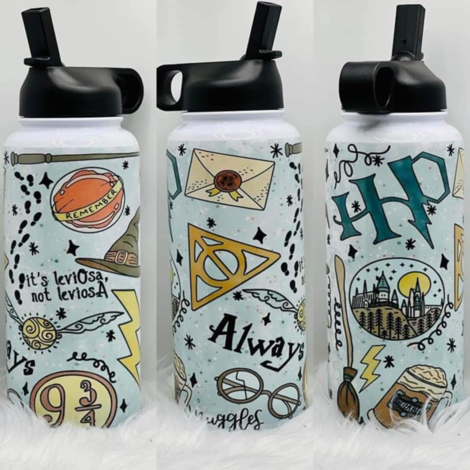 12oz/18oz/22oz/32oz Double Wall Stainless Steel Sublimation Water Bottles