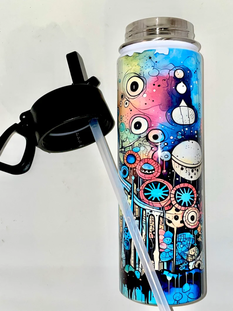 12oz/18oz/22oz/32oz Double Wall Stainless Steel Sublimation Water Bottles