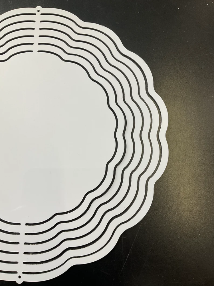 10OZ Sublimation Wind Spinner Double Sides With Hanger