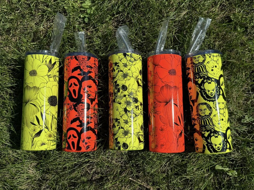 20OZ Neon Glossy Sublimation Tumblers