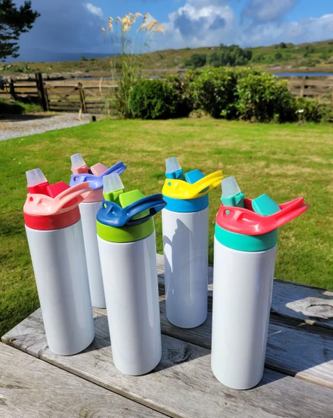 20OZ Sublimation Kids Sippy Bottles