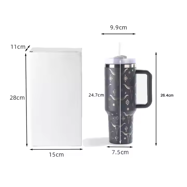 40oz Western Aztec laser engraved Mug