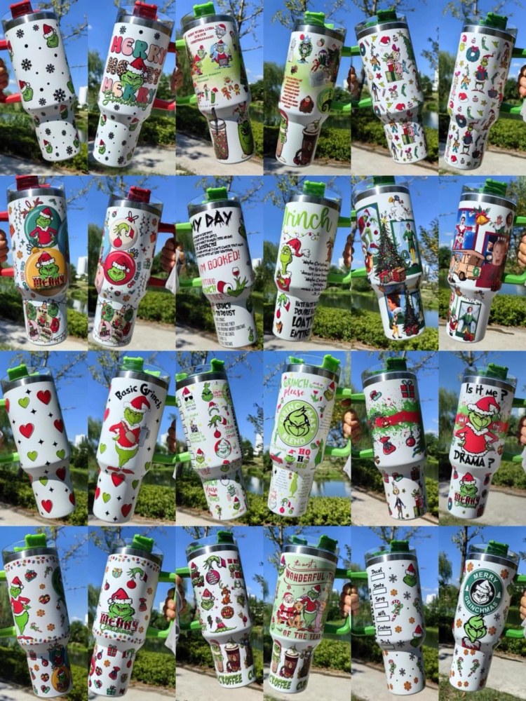 40oz Grinch Mugs With Handle China Warehouse
