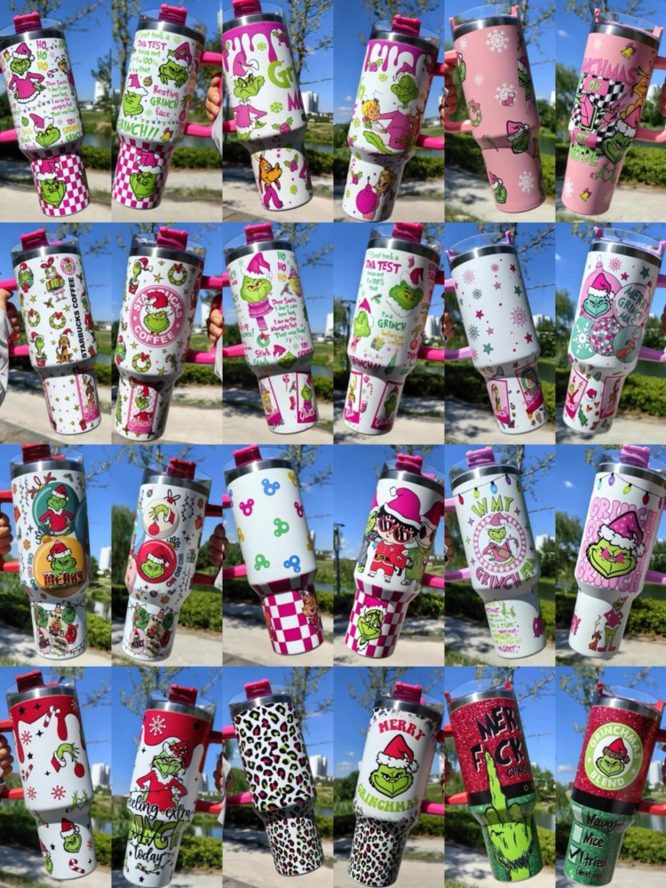 40oz Grinch Mugs With Handle China Warehouse