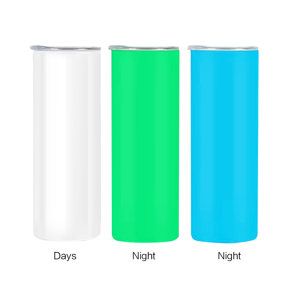 20OZ Glow In The Dark Tumblers Green&Blue