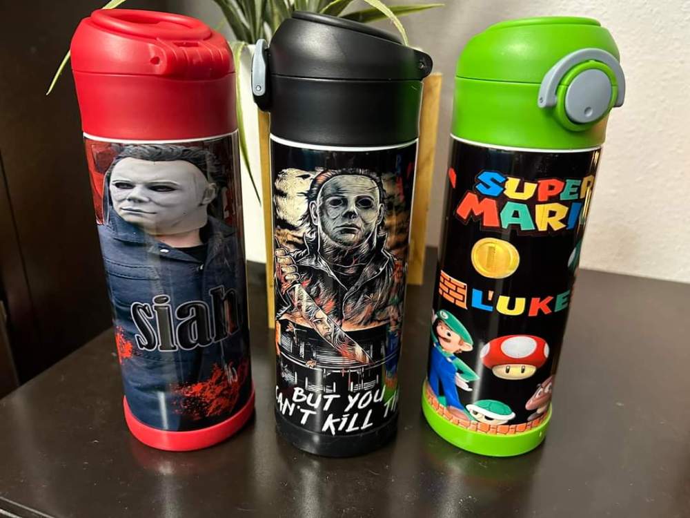 12oz Sublimation Kids Bounce Bottles