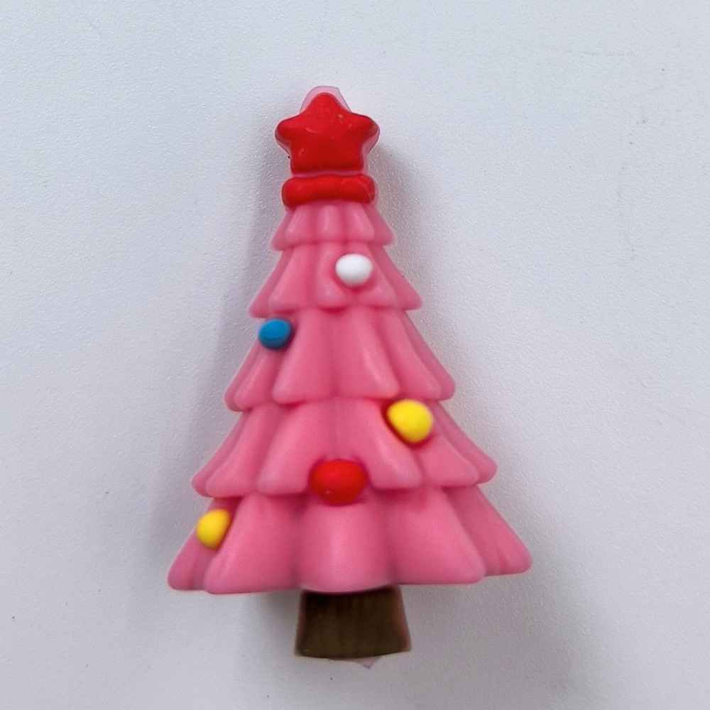 跨境热销圣诞系列新品 3D立体硅胶 卡通 DYI串珠 工厂批发