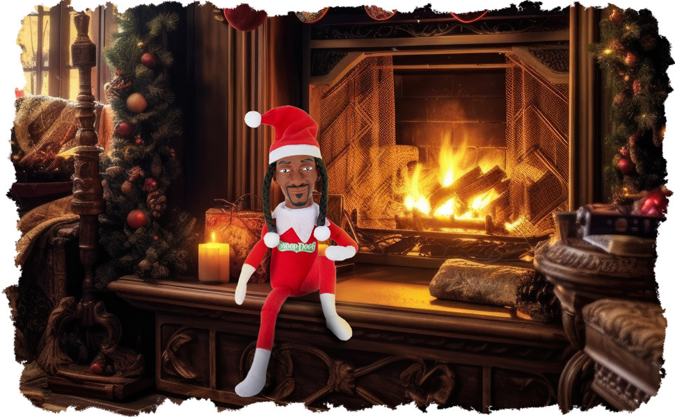 2024 Christmas Elf Doll, Includes Elf Toy, Extra Tshirt, Sunglasses and Necklace