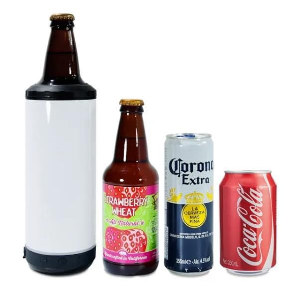 16OZ Sublimation 4 in 1 Can Cooler With Bluetooth Speaker Base