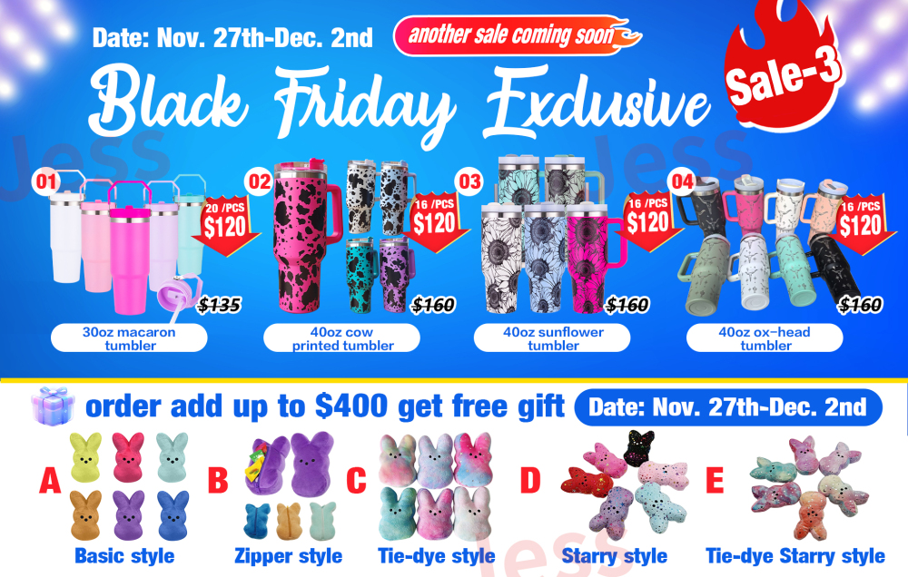 All 30/40oz Mugs are $120 -Black Friday Sales3