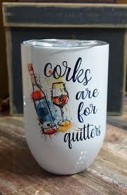 12OZ Straight White Sublimation Wine Tumblers