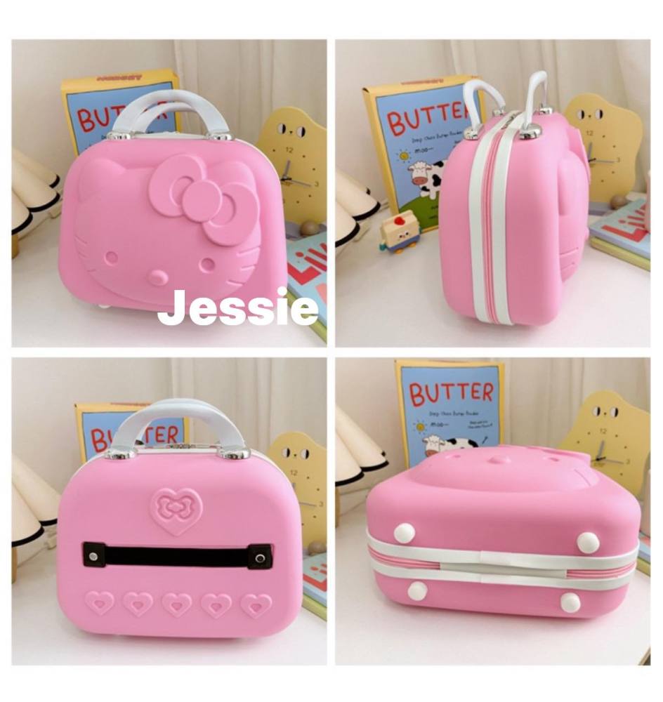 Hello Kitty 12inches Make-up Bag With Handle