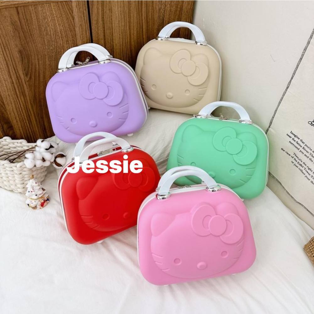 Hello Kitty 12inches Make-up Bag With Handle