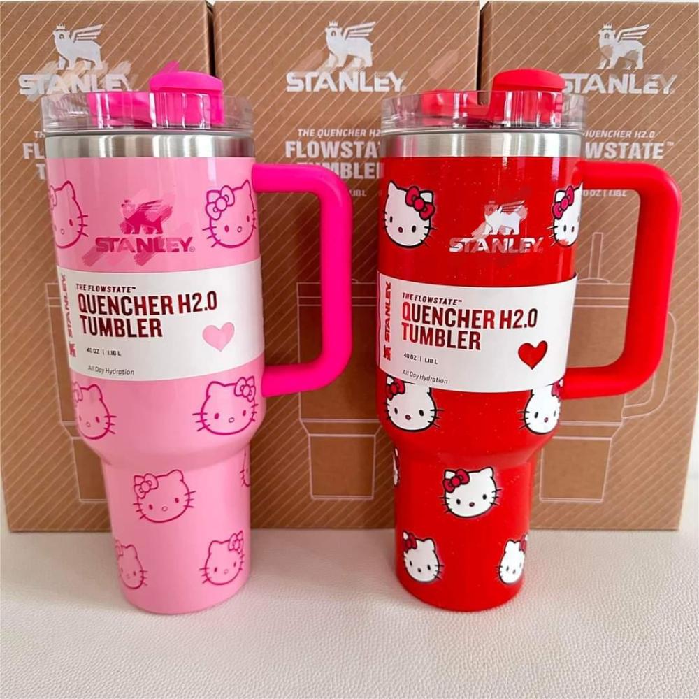 40oz Hellokitty-stanleyStainless Steel Insulated Vacuum Mugs with Handle