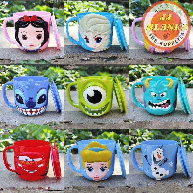8oz Stainless Stee Disney Character Kids Mugs