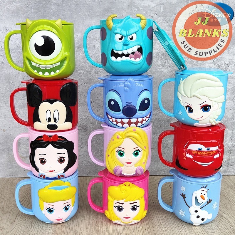 8oz Stainless Stee Disney Character Kids Mugs