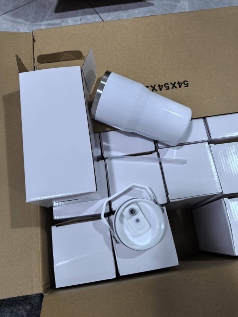 20oz Baby Macaron colored Sublimation Tumbler With Top Handle