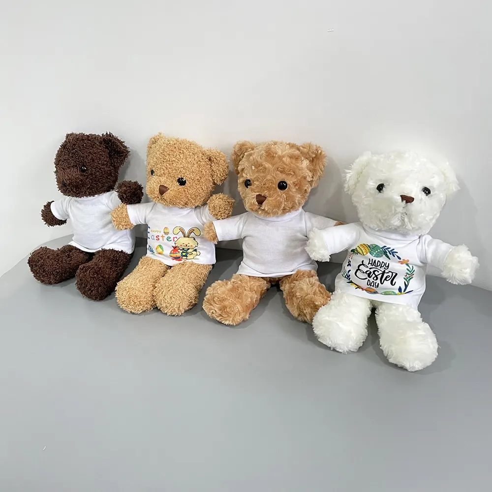 Teddy Bear With Sublimation / Printable Shirts