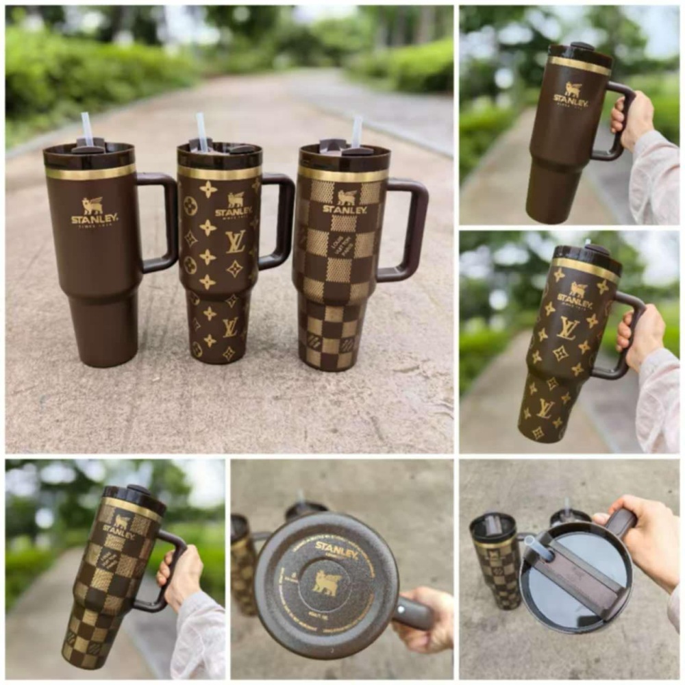 40oz LV engravings Stainless Steel Insulated Vacuum Mugs with Handle