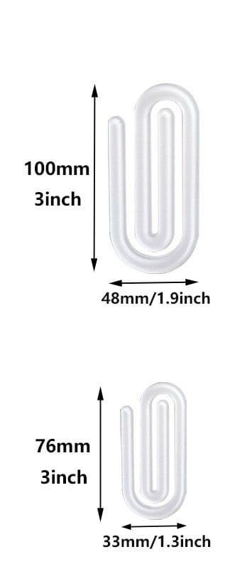 Creative Acrylic Paper Clips Sublimation Blank Paper Clip for Heat Press