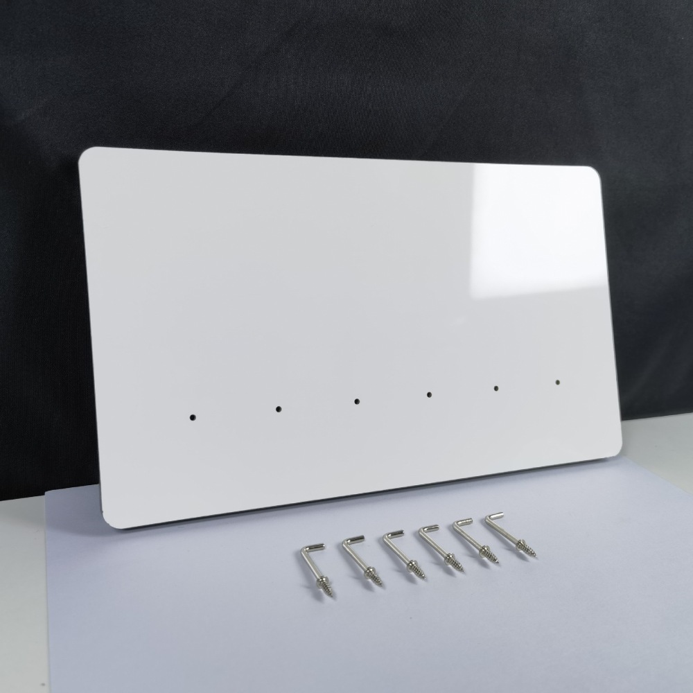 Sublimation decoration board with hanger for keychains