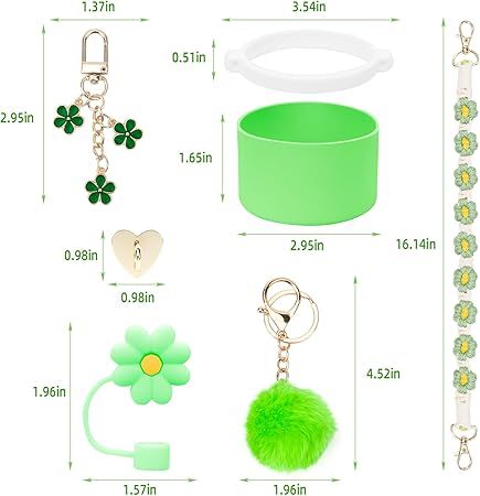 Silicone Portable Decoration Set For 20/30/40OZ mugs